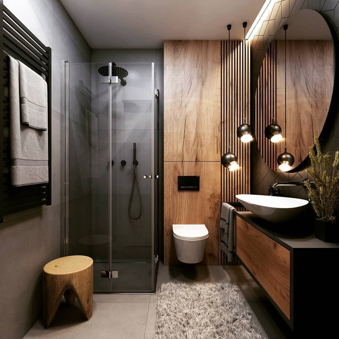 Дизайн ванной комнаты с душевой 4 кв.м